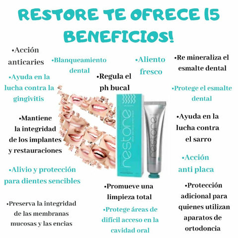 Image of RESTORE GEL DENTAL - Blanqueador con Nanotecnología